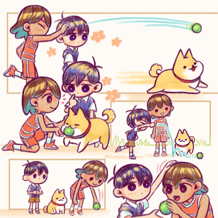 sunny, kel, and hector (omori) drawn by laser-lance