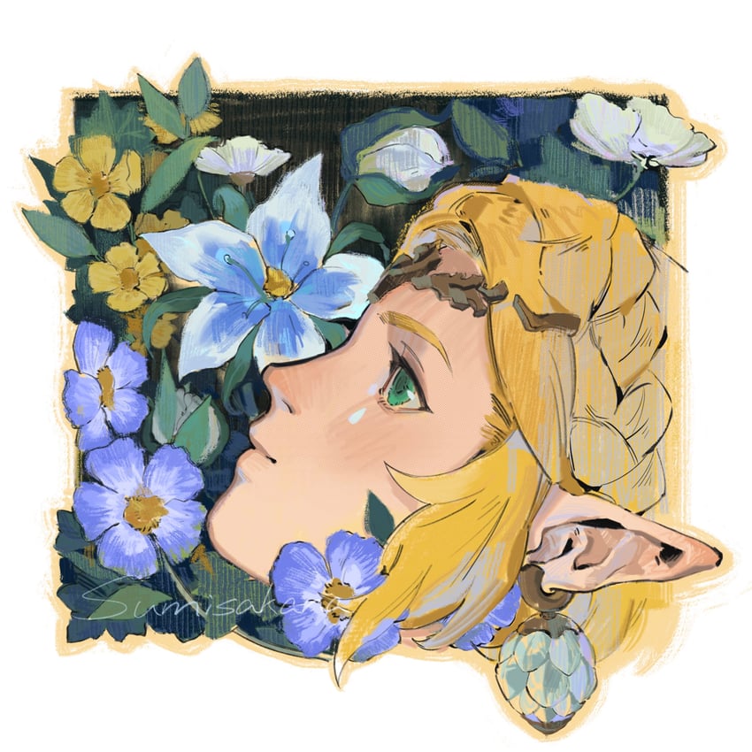 princess zelda (the legend of zelda and 1 more) drawn by sumisakana