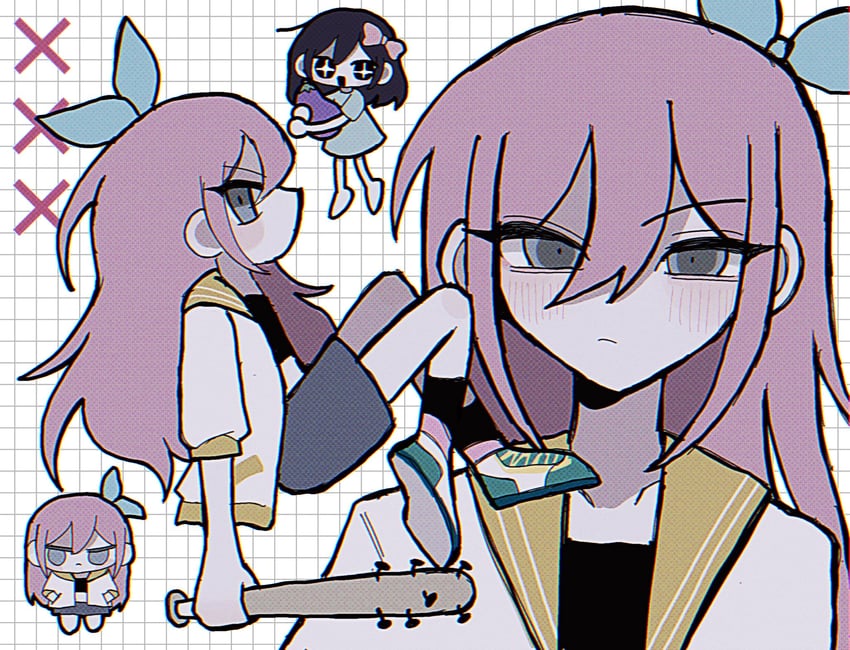 aubrey and mr. plantegg (omori) drawn by u_donburi