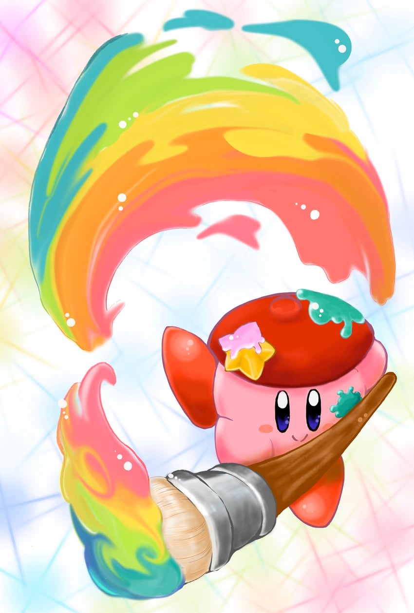 kirby and artist kirby (kirby and 1 more) drawn by amiami55