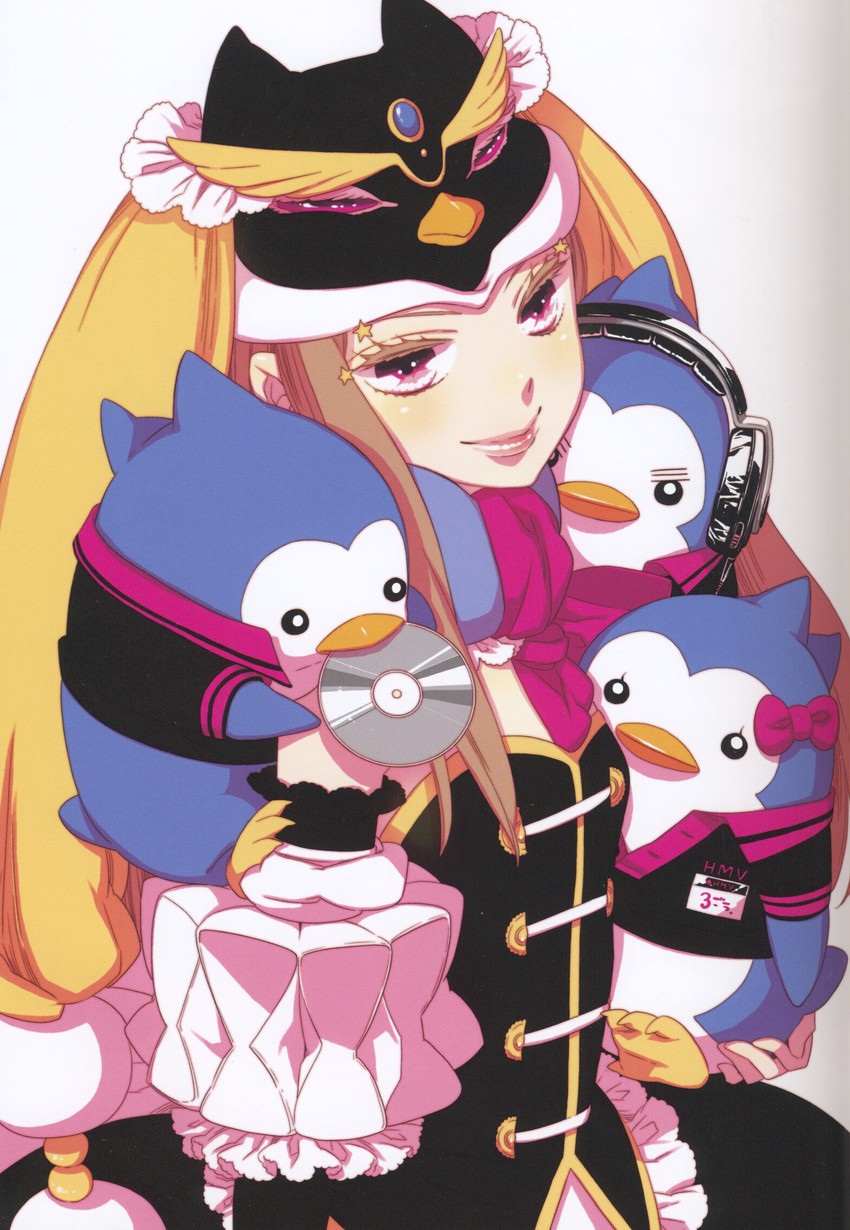 takakura himari, princess of the crystal, penguin 3-gou, penguin 2-gou, and penguin 1-gou (mawaru penguindrum and 1 more) drawn by hoshino_lily