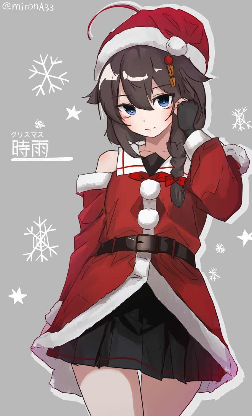shigure and shigure kai ni (kantai collection) drawn by miron_(mirona33)