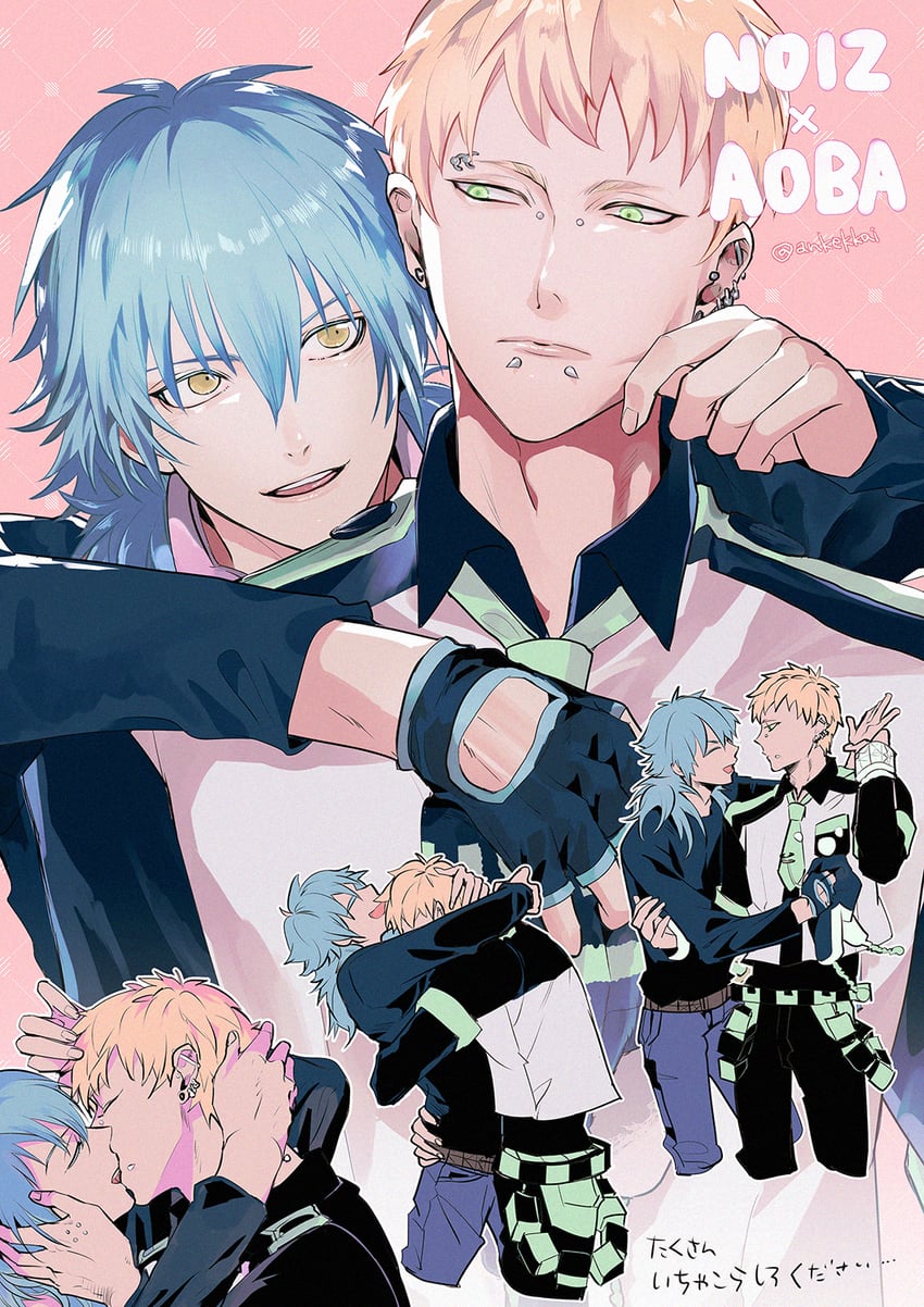 seragaki aoba and noiz (dramatical murder) drawn by ankekkai