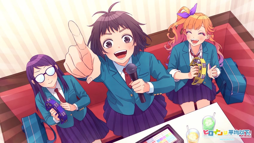 suzumi hiyori, nakamura chizuru, and hattori juri (kokuhaku jikkou iinkai and 2 more) drawn by tamakingx422x