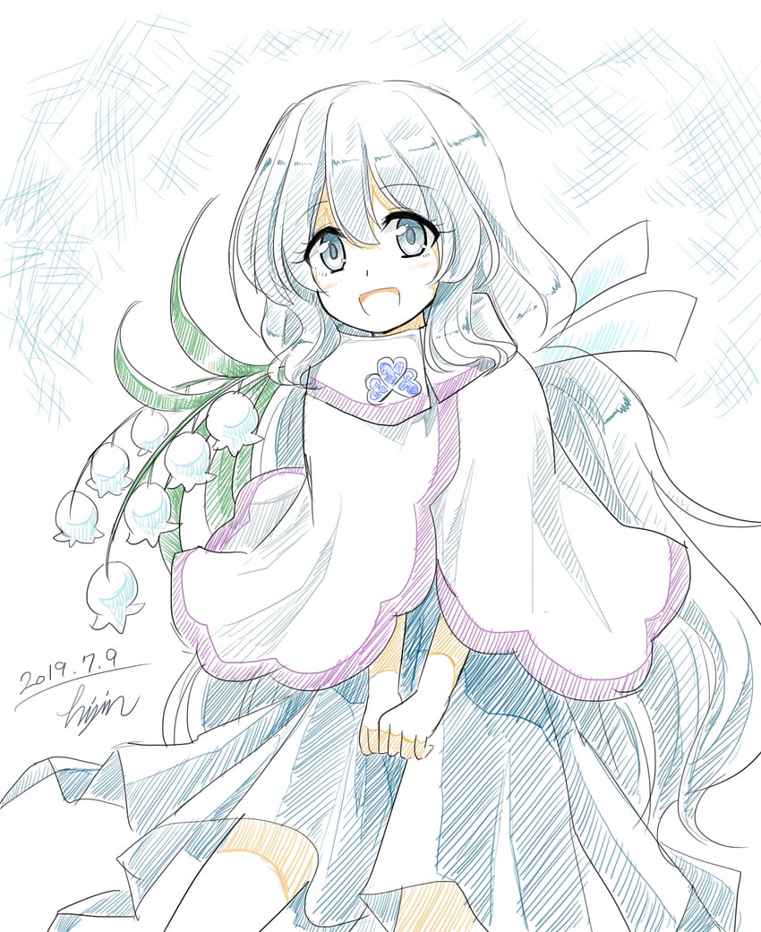 ursula (xenoblade chronicles and 1 more) drawn by hisin