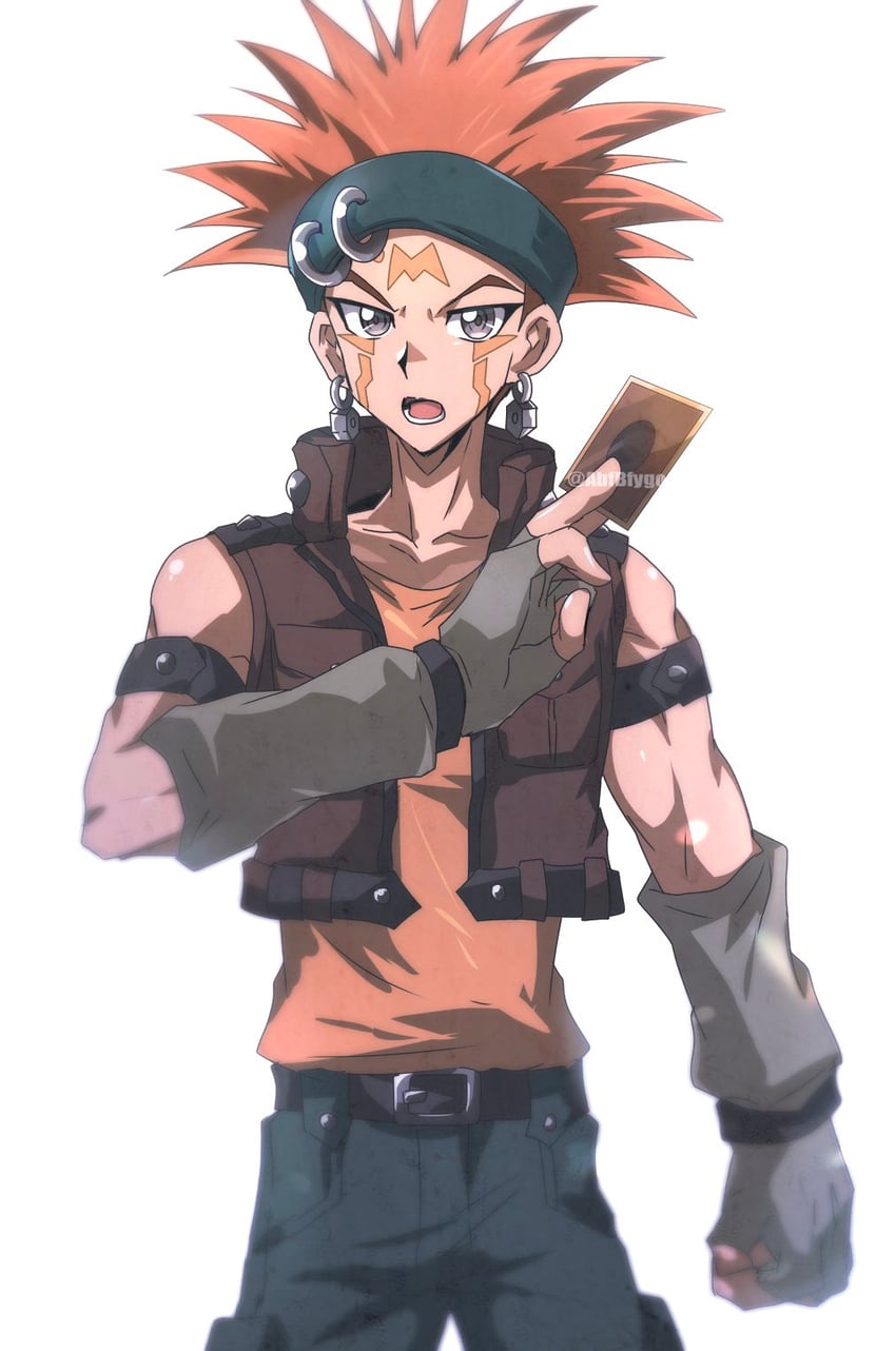 crow hogan (yu-gi-oh! and 1 more) drawn by abfbfygo