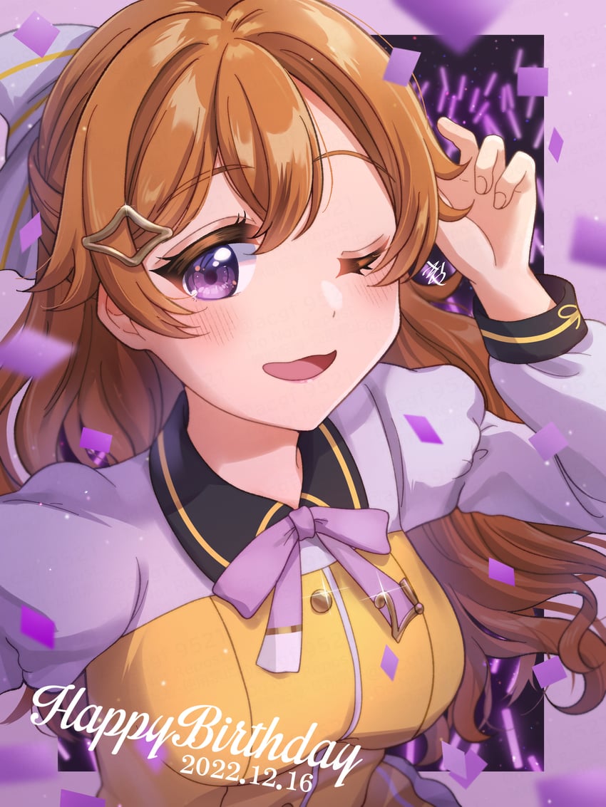 konoe kanata (love live! and 1 more) drawn by kyaku_tasu