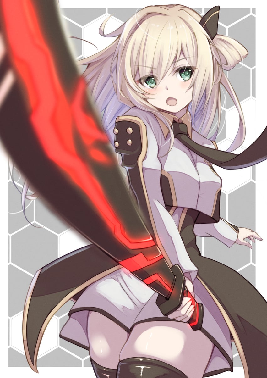 sky striker ace - raye (yu-gi-oh!) drawn by demimushi