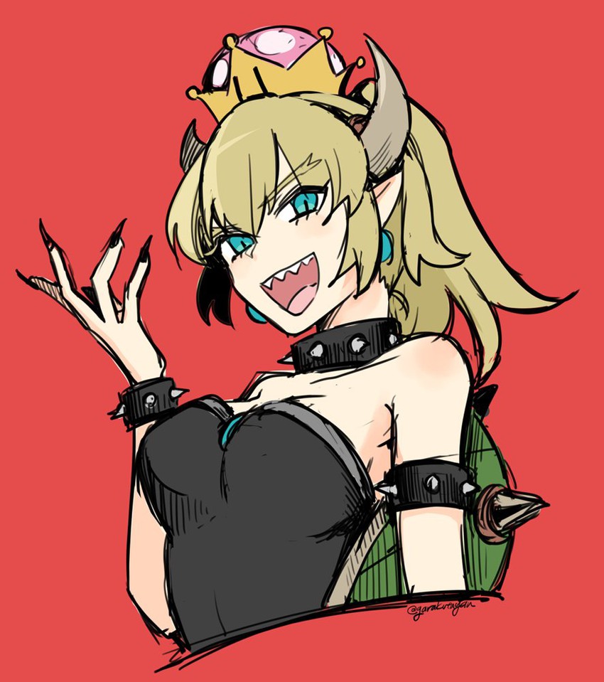 bowsette (mario and 1 more) drawn by yuri_(monomelody)