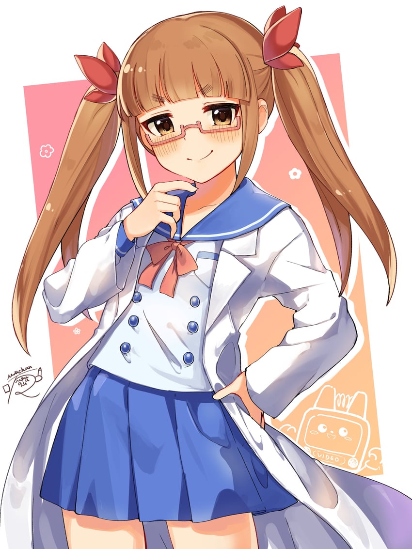 ikebukuro akiha and usa-chan robot (idolmaster and 2 more) drawn by mmmakaron888