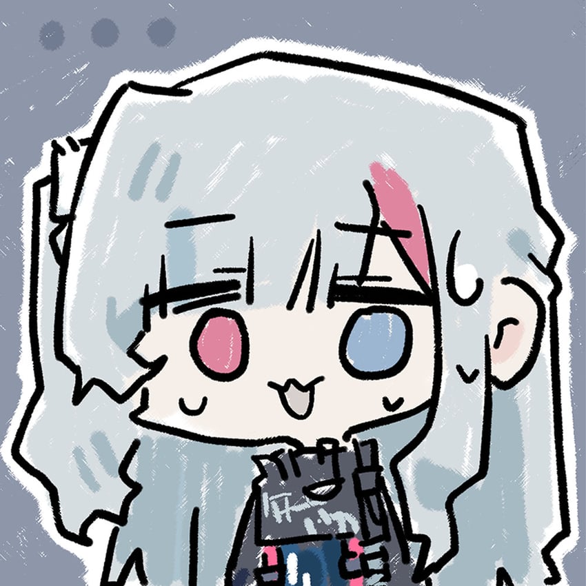 mdr and kuro (girls' frontline and 1 more) drawn by cui_pi_zha_xia_qiu