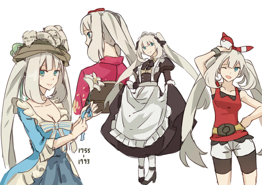 may and marie antoinette (fate and 3 more) drawn by hsin