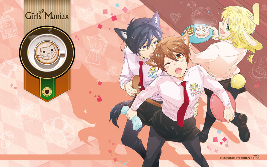 ziptan, minato, gaku, and michel (dlsite.com) drawn by rakutori