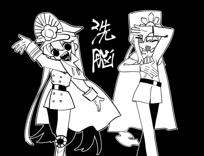 oda nobunaga and oda nobukatsu (fate and 2 more) drawn by sempon_(doppio_note)