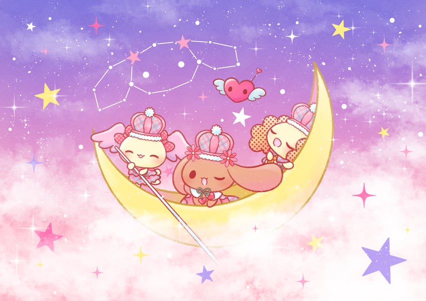 mocha, chiffon, and azuki (sanrio and 1 more) drawn by pixiv_29380466