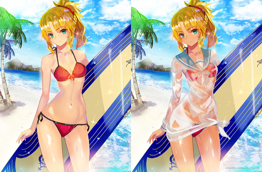 mordred (fate and 2 more) drawn by weed_(astarone)
