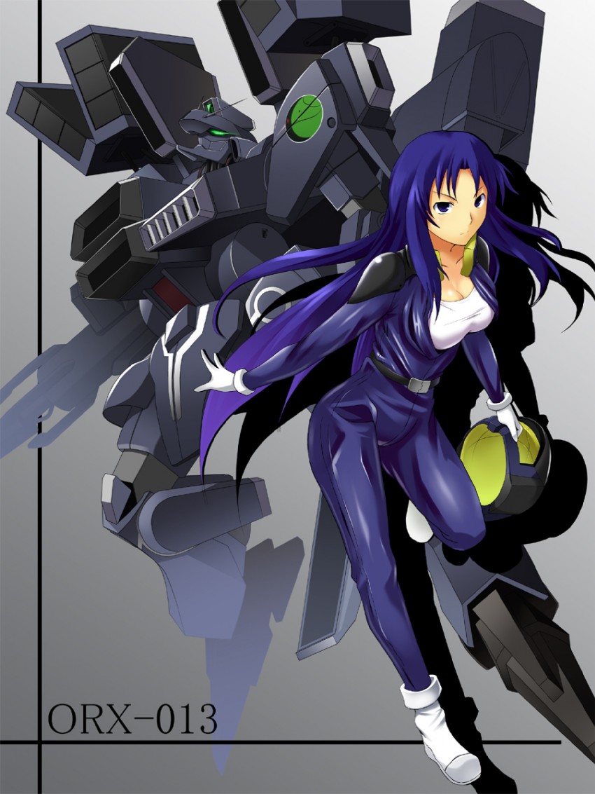gundam mk v and niki taylor (gundam and 3 more) drawn by koikeya