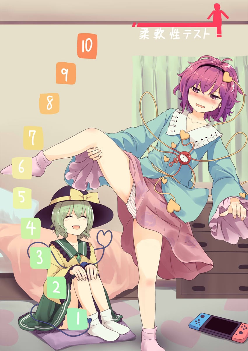 komeiji koishi and komeiji satori (touhou) drawn by culter