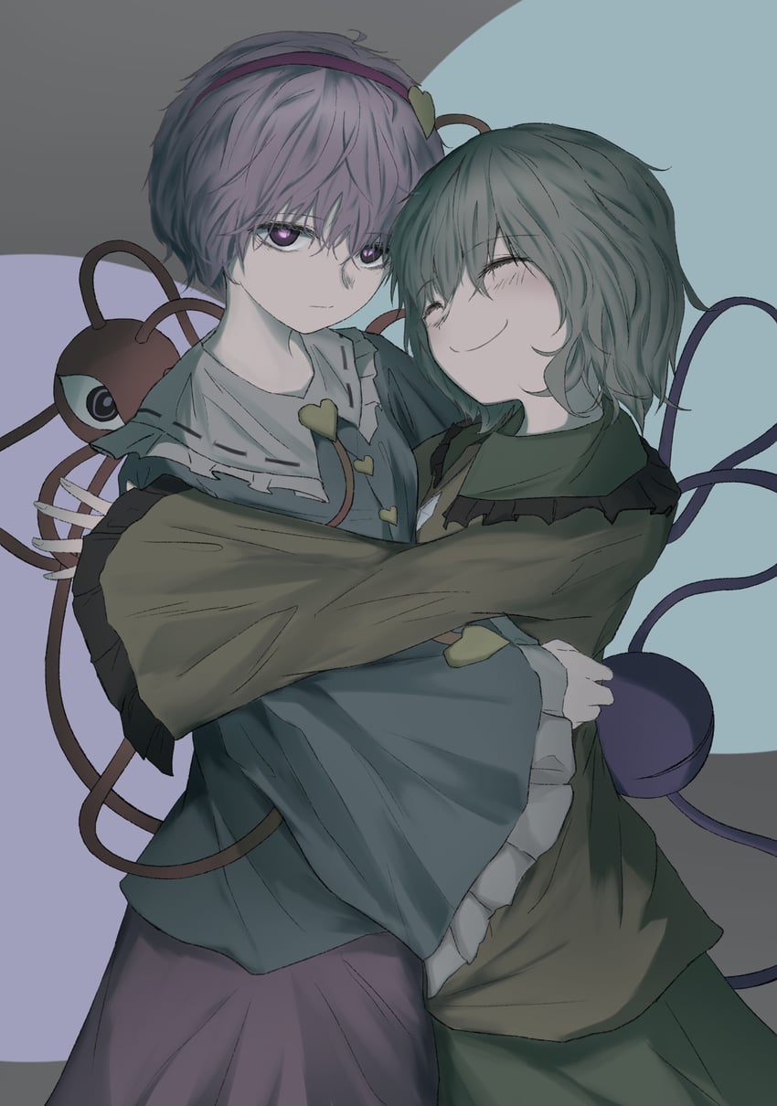 komeiji koishi and komeiji satori (touhou) drawn by rev_(revenger_pic)