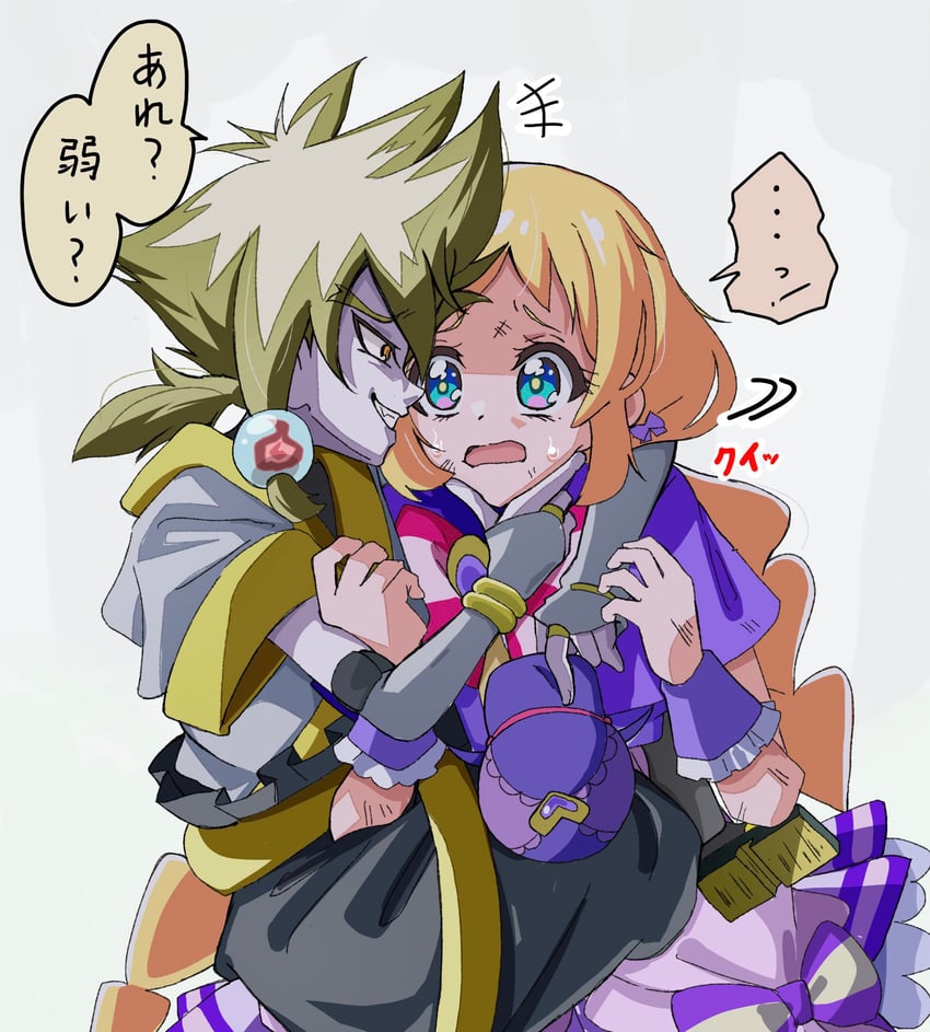 inukai iroha, cure friendy, and torame (precure and 1 more) drawn by akizora_(aki_precure)