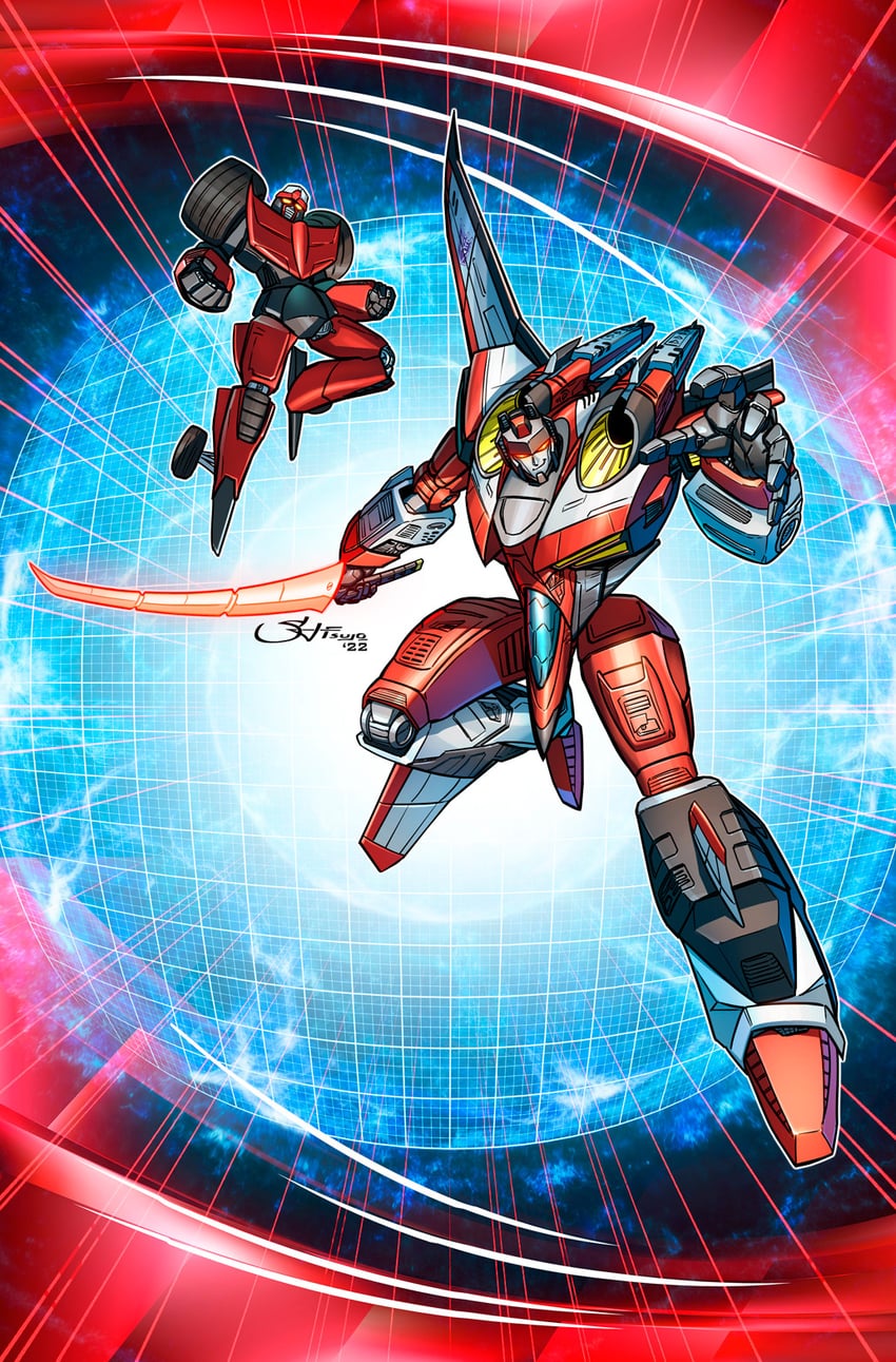 starscream and swindle (transformers and 2 more) drawn by jetstormsifuentes