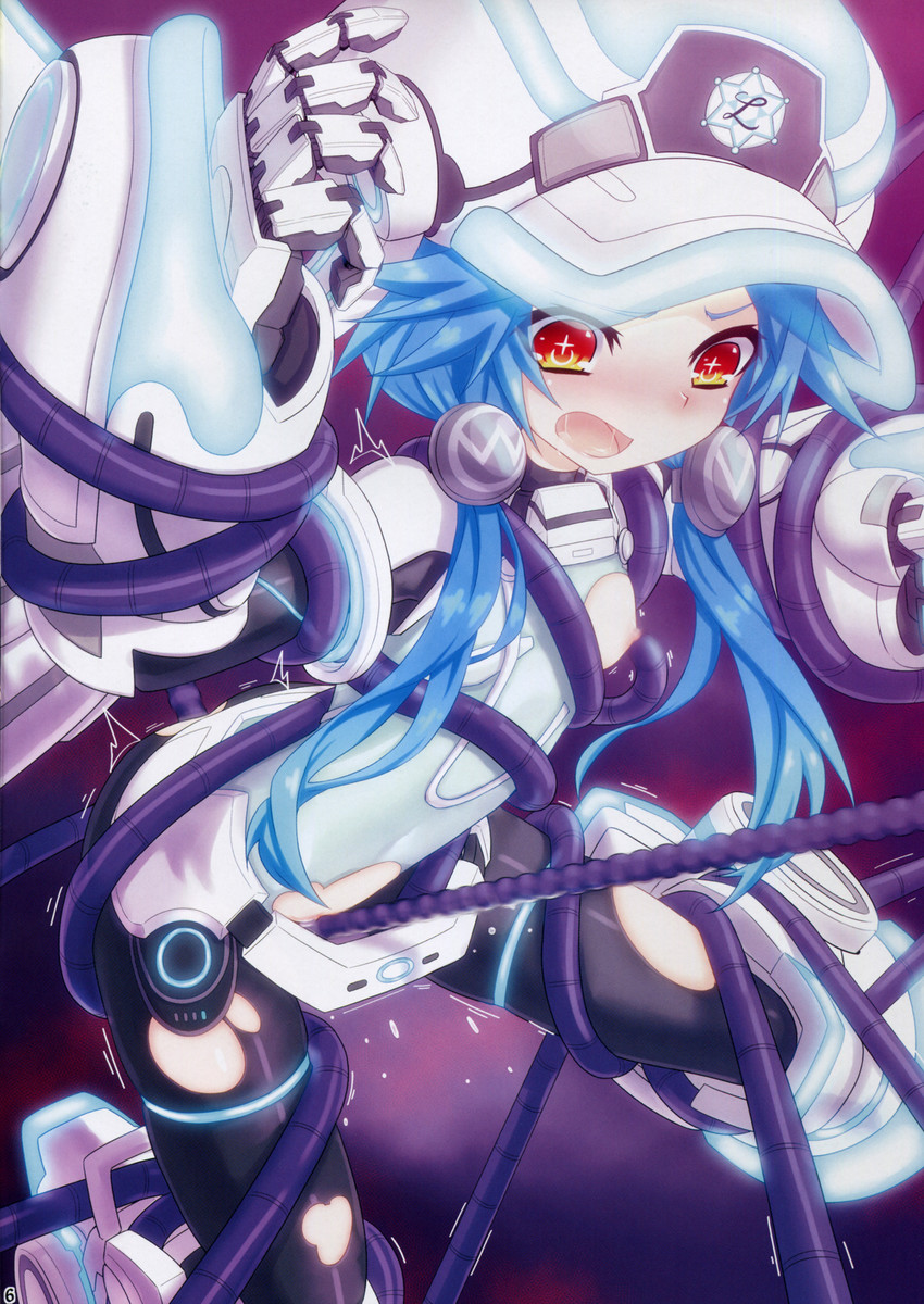 white heart and next white (neptune and 1 more) drawn by mizunashi_(second_run)