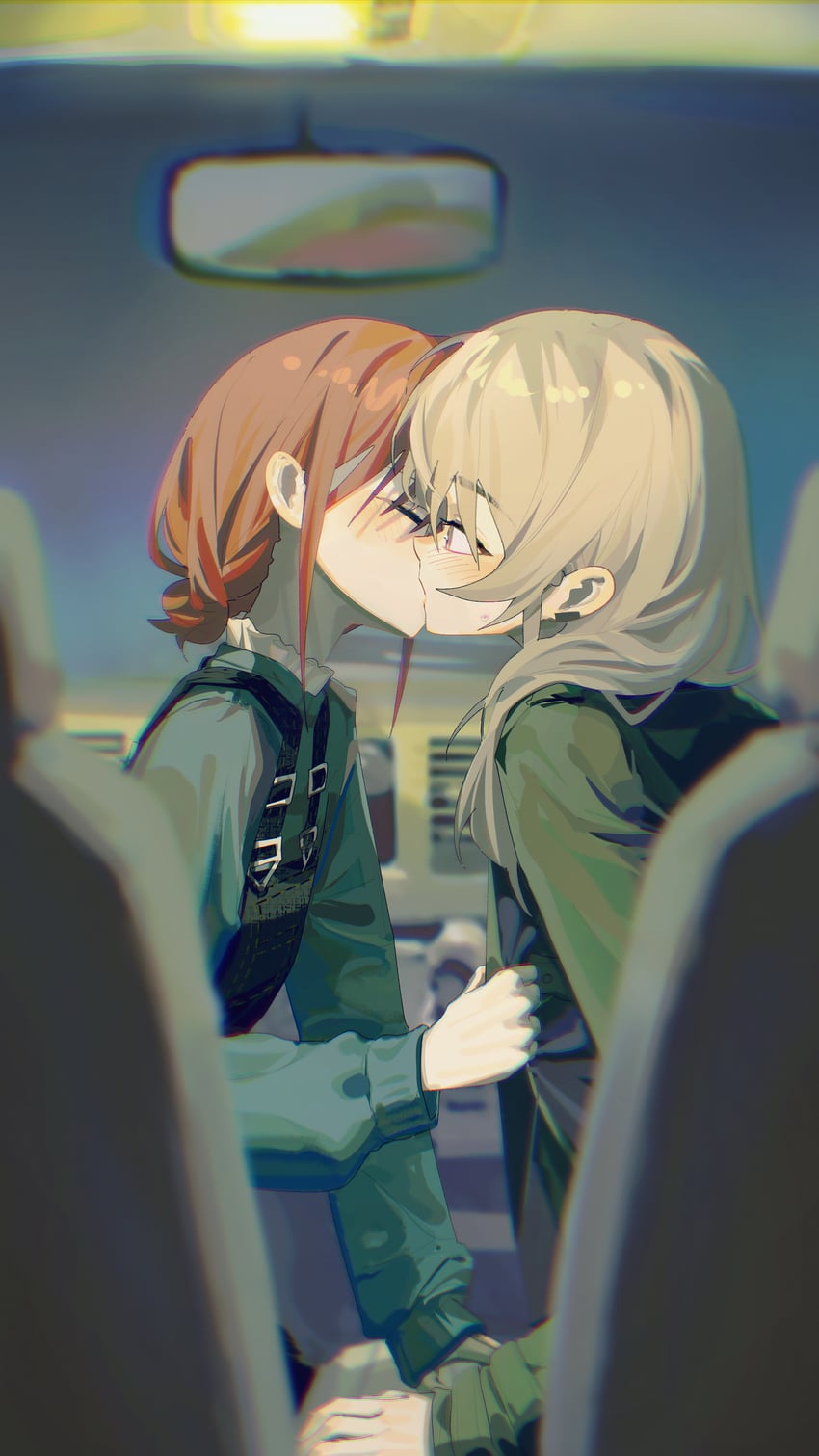 iseri nina and kawaragi momoka (girls band cry) drawn by ydpfa