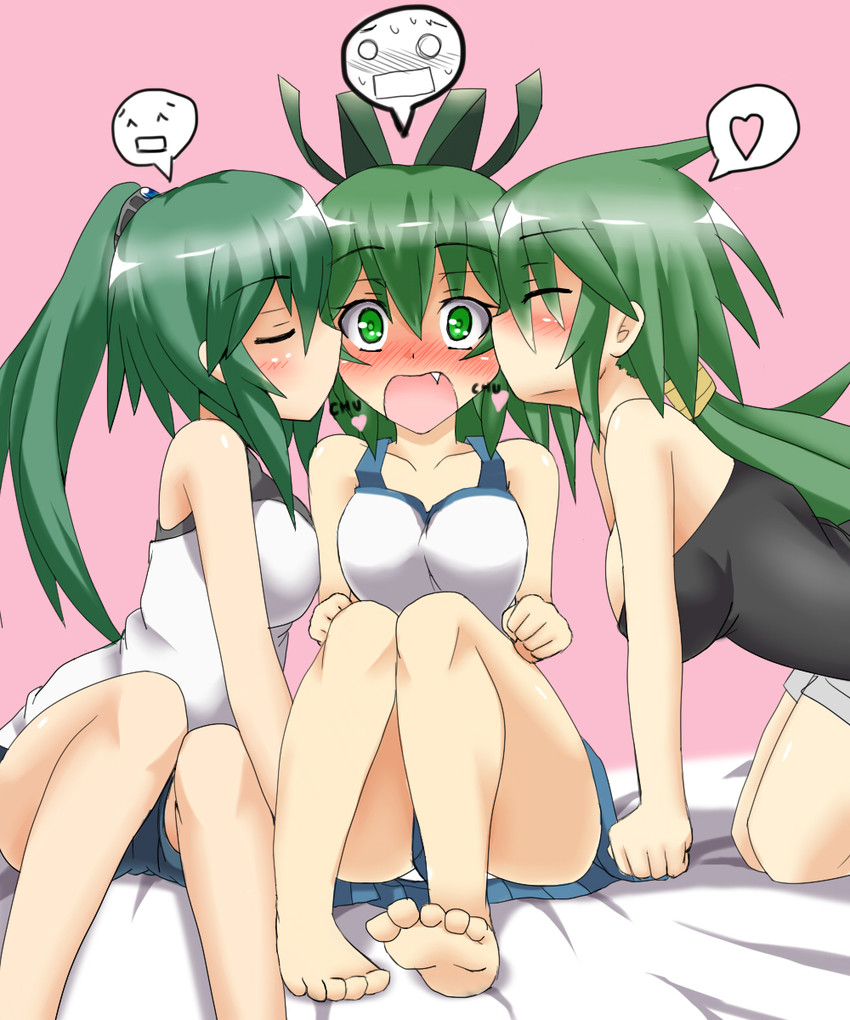 winda, wynn, wynn the wind charmer, winda priestess of gusto, and caam serenity of gusto (yu-gi-oh!) drawn by kiramashi_(satsujinki)