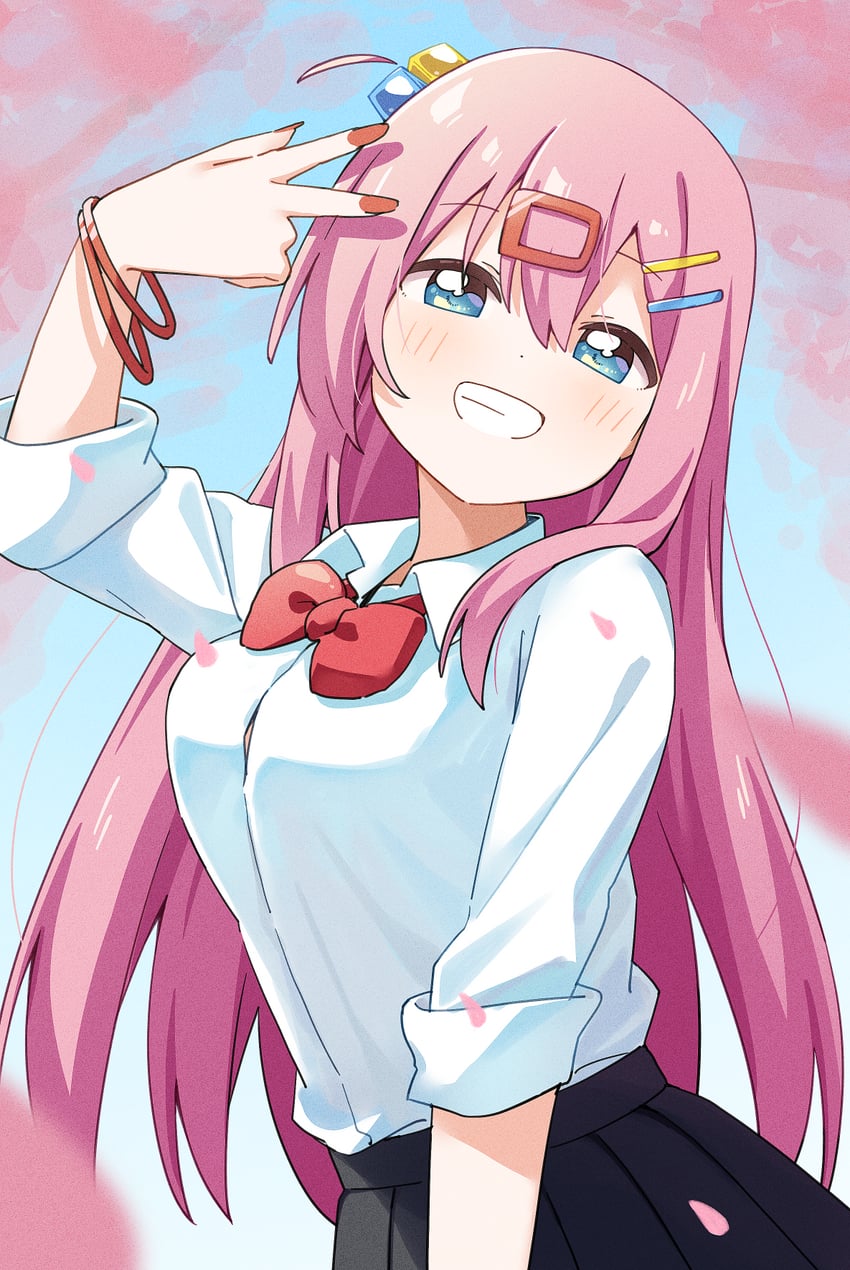 gotoh hitori (bocchi the rock!) drawn by haru_(konomi_150)