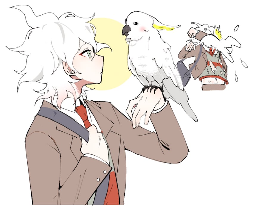 komaeda nagito (danganronpa and 1 more) drawn by seumol_sx