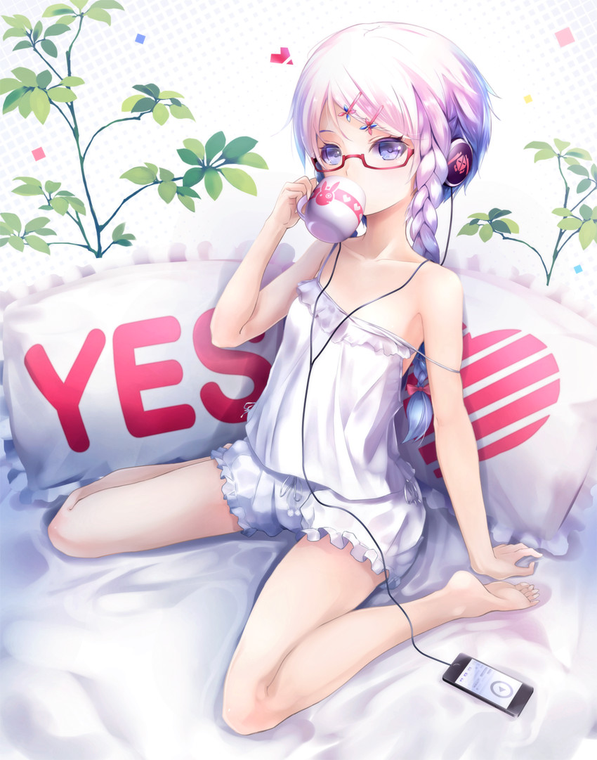 yuzuki yukari (vocaloid and 1 more) drawn by ajigo