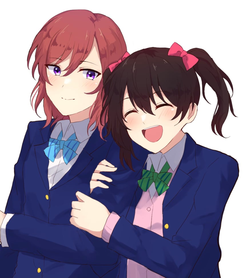 nishikino maki and yazawa nico (love live! and 1 more) drawn by kiruto_(artar_12)