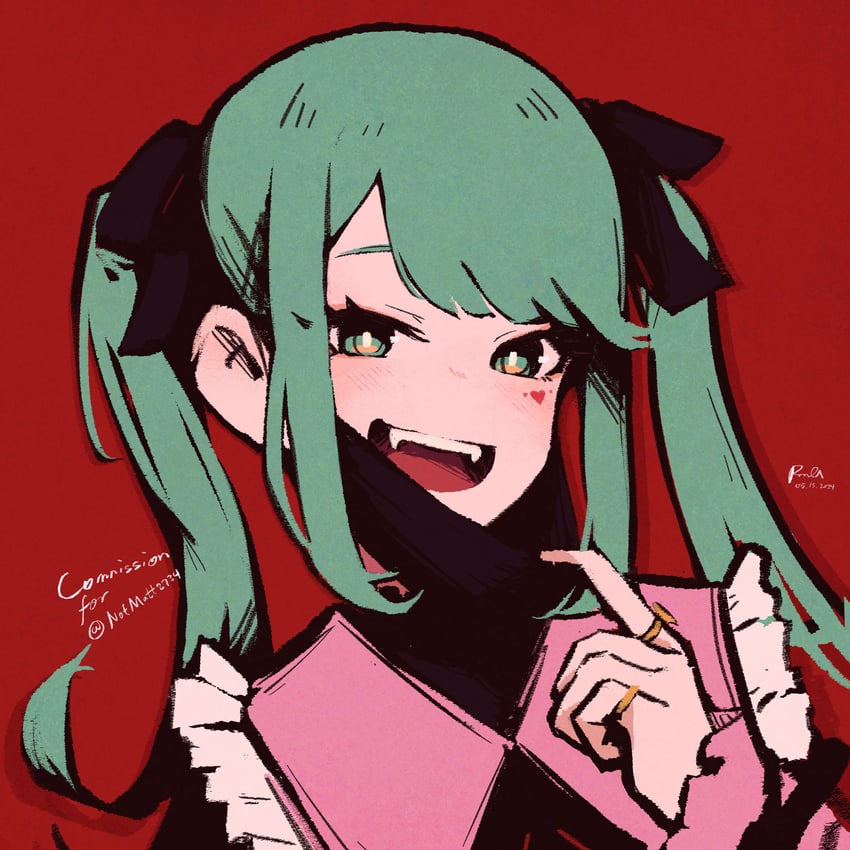 hatsune miku (vocaloid and 1 more) drawn by rnna