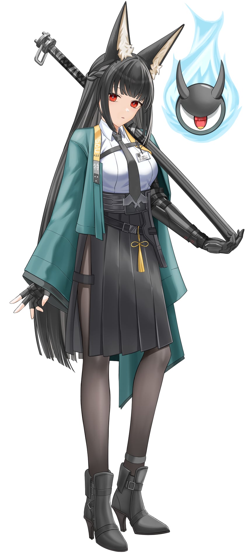 hoshimi miyabi and tailless (zenless zone zero) drawn by xiaoshi_zai_huanghun_de_feng