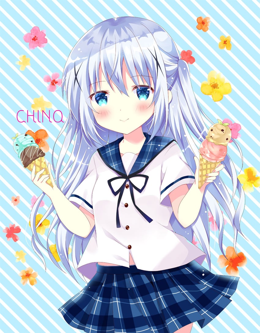 kafuu chino (gochuumon wa usagi desu ka?) drawn by bitter_crown