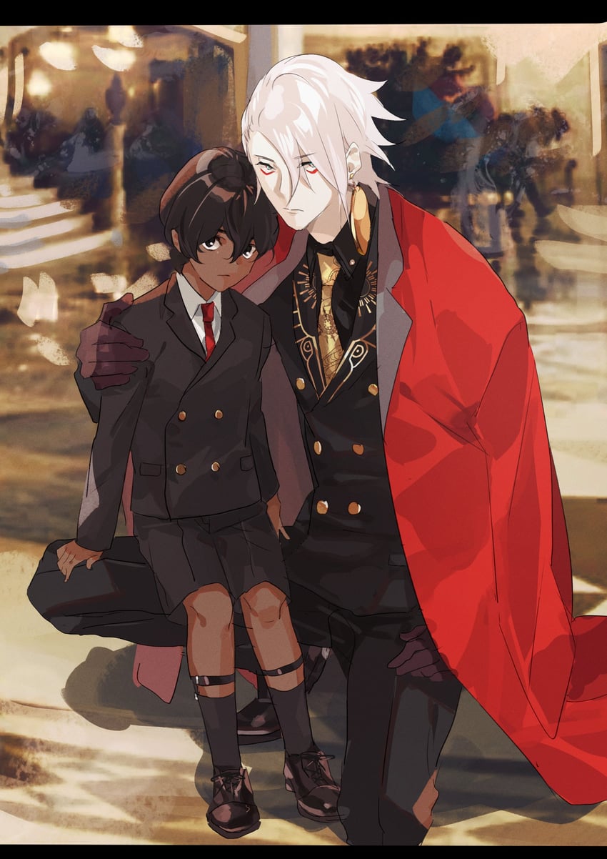 karna and arjuna (fate and 1 more) drawn by koroponsu3