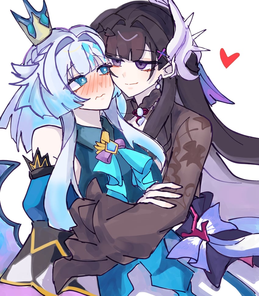 cerydra and hysilens (honkai and 1 more) drawn by tiana_(tiana24116)