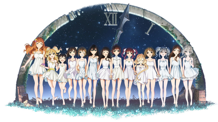 shibuya rin, shimamura uzuki, kanzaki ranko, futaba anzu, nitta minami, and 8 more (idolmaster and 1 more)