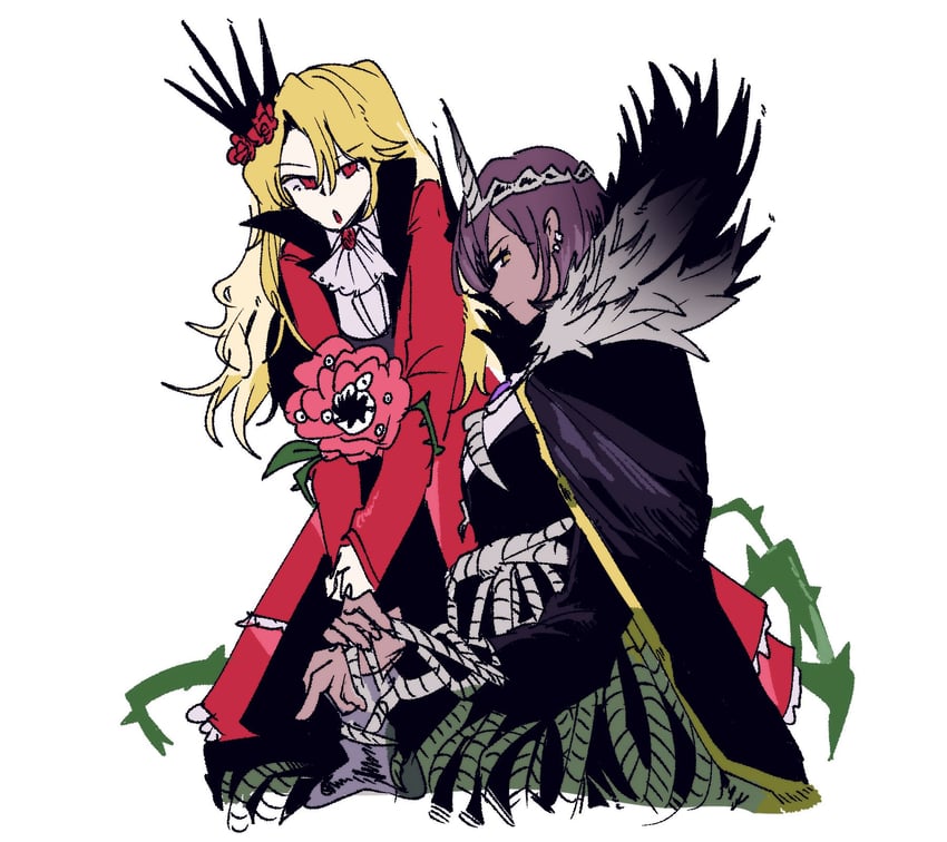 don quixote and outis (project moon and 1 more) drawn by gree_n