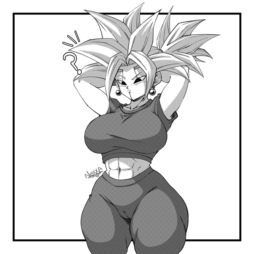 kefla and baby (dragon ball and 2 more) drawn by nexx_art