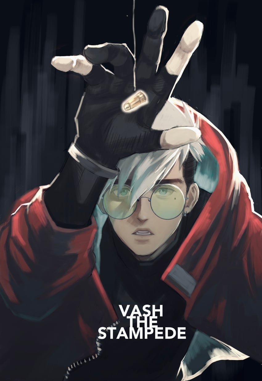vash the stampede (trigun and 1 more) drawn by kogu_(nue_insideout)