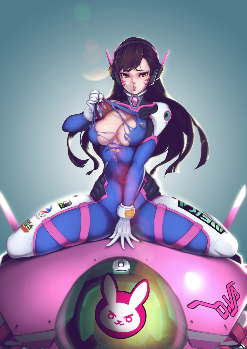 d.va (overwatch and 1 more) drawn by michael.r
