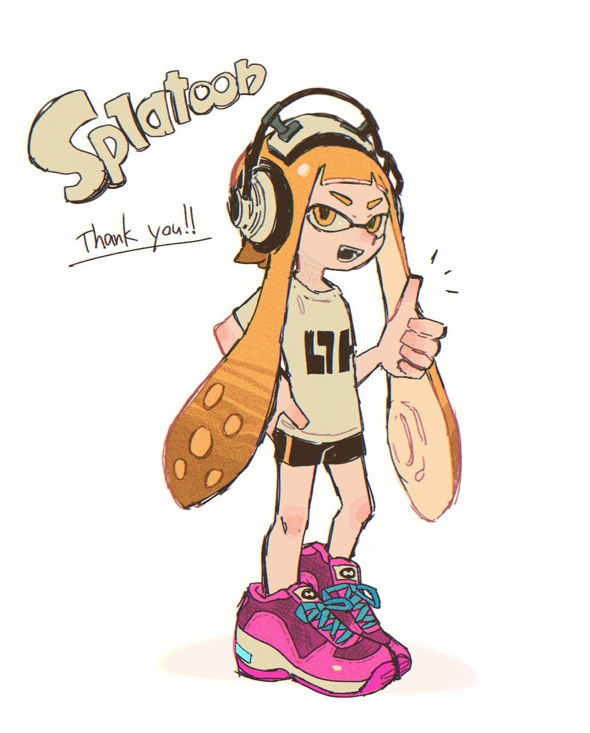 inkling player character, inkling girl, and kaori (splatoon and 1 more) drawn by yakitako_1020