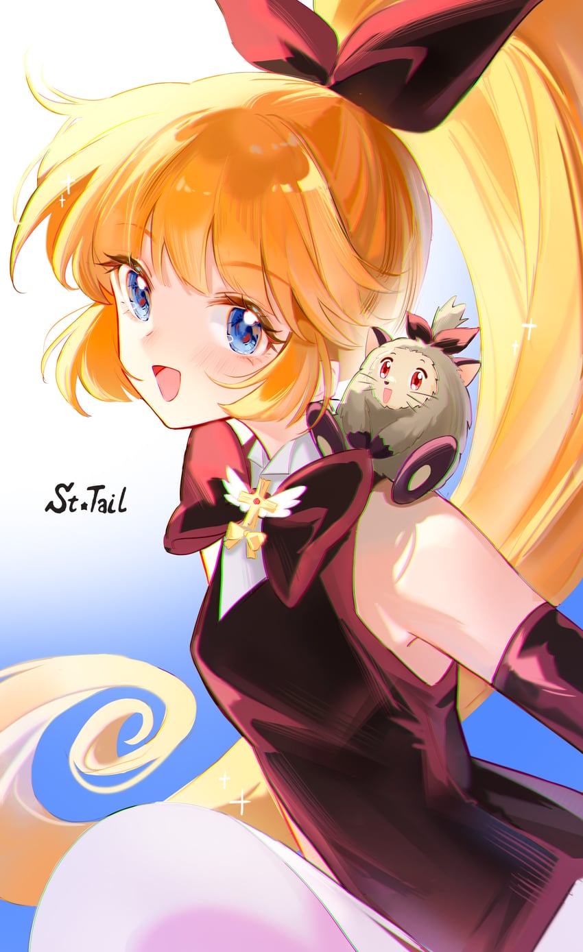 saint tail, haneoka meimi, and ruby (kaitou saint tail) drawn by zhongji_yaoguai