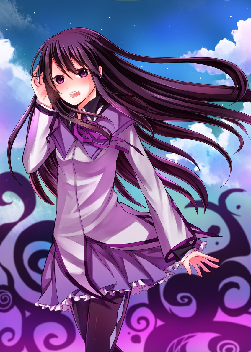akemi homura (mahou shoujo madoka magica) drawn by kino_(narunoki3929)