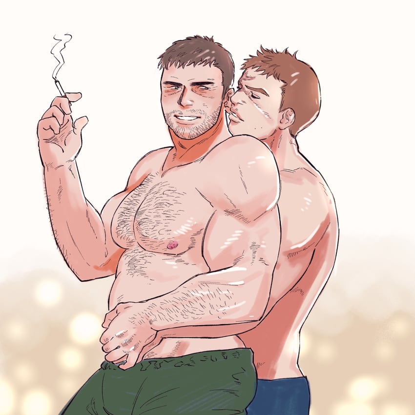 chris redfield and piers nivans (resident evil and 1 more) drawn by surugi_(9zs0xk)
