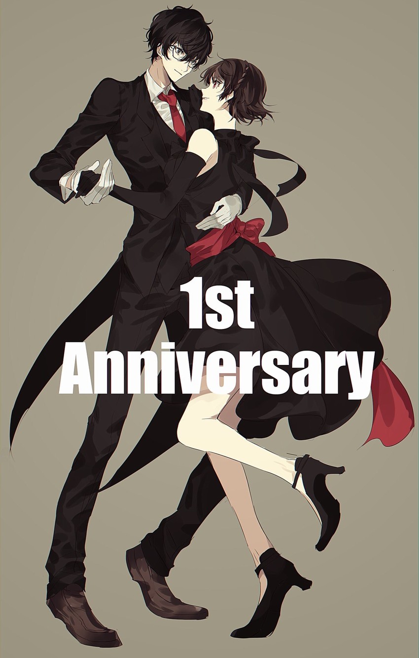 amamiya ren and niijima makoto (persona and 1 more) drawn by ayyataka