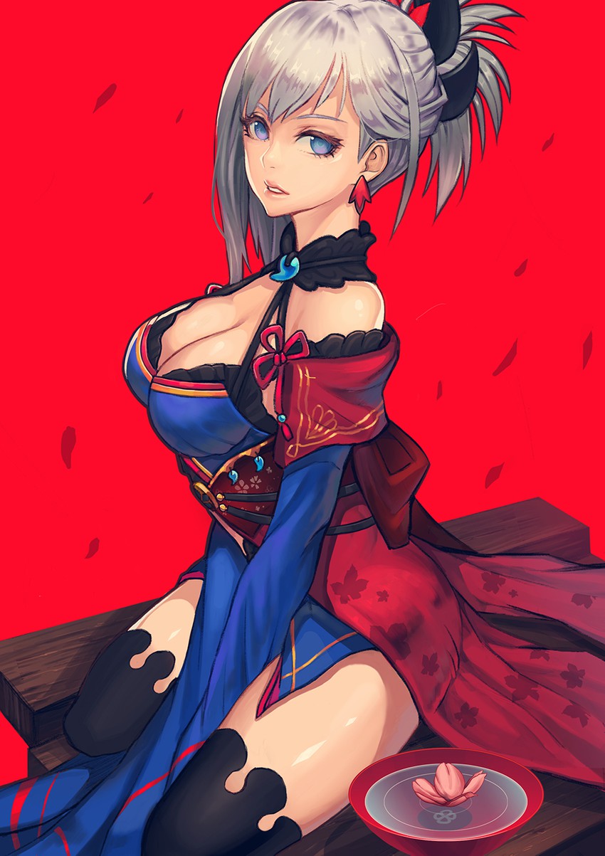 miyamoto musashi (fate and 1 more) drawn by ssal