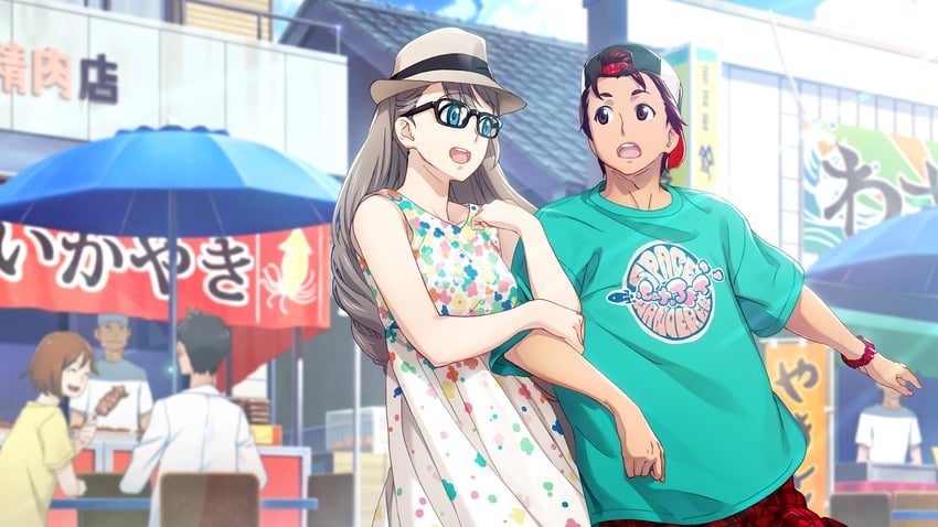 yashio kaito and yukifune airi (robotics;notes and 1 more) drawn by fukuda_tomonori