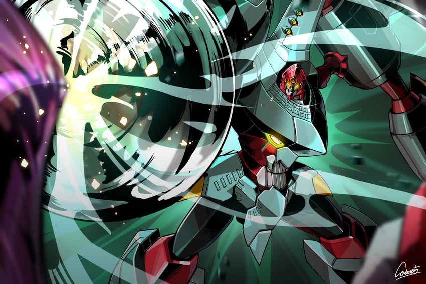 arc gurren-lagann (tengen toppa gurren lagann) drawn by cosmo-5